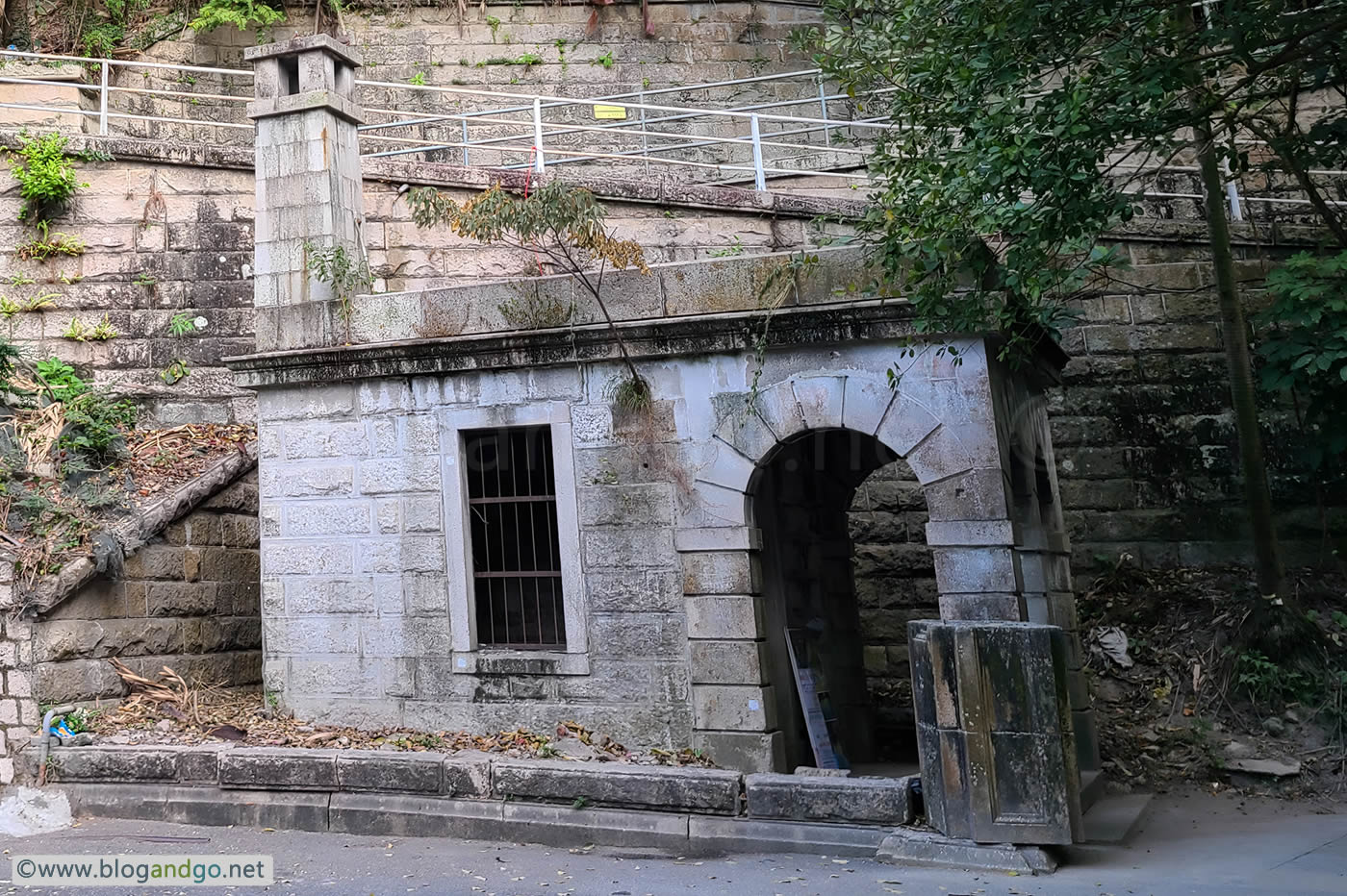 Bowen Road to Central - The BMH Guard House ('Stone House')